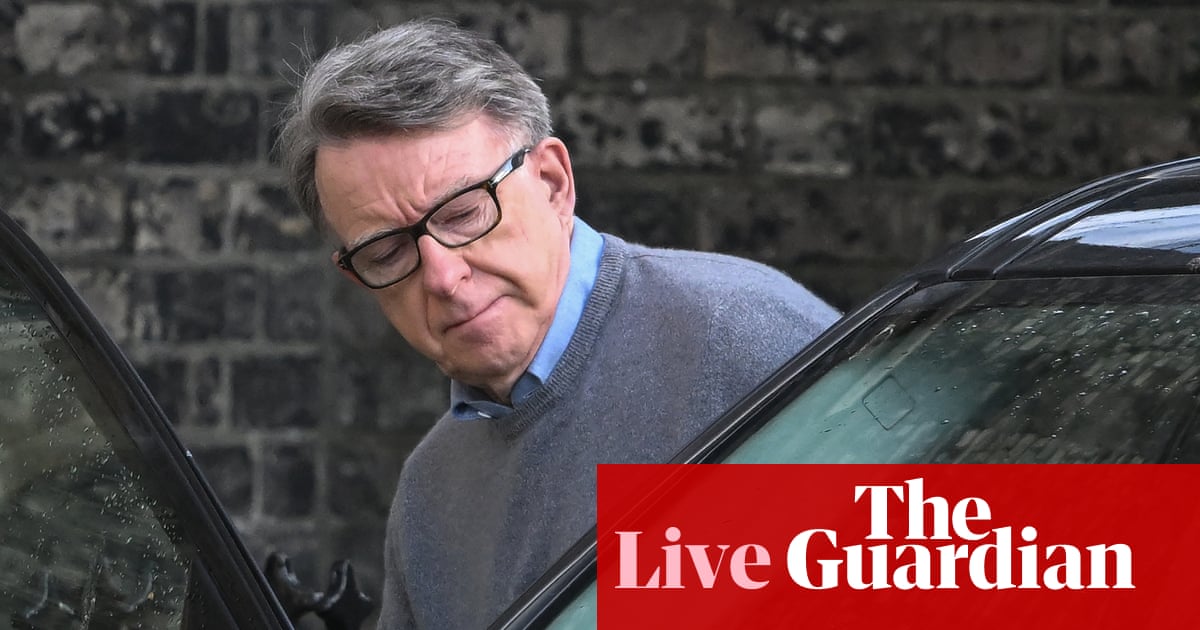 Mandelson urged to hand £75,000 payout to charity – UK politics live | Politics