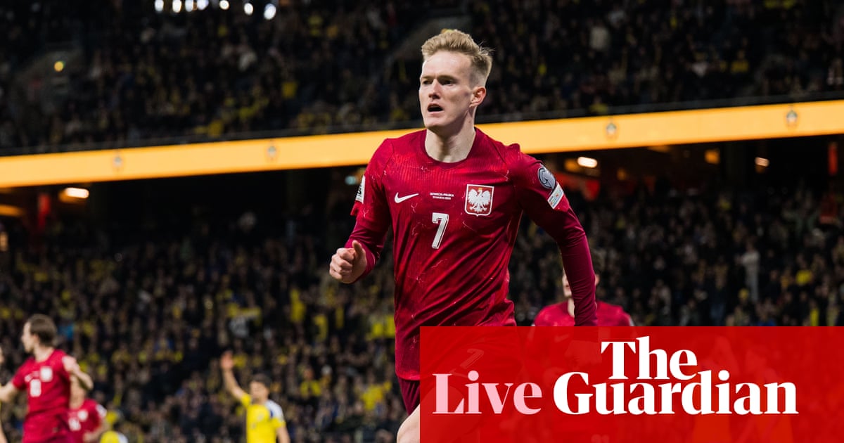 World Cup 2026 playoffs: Sweden v Poland, Czech Republic v Denmark, Kosovo v Turkey – live | World Cup 2026 qualifiers