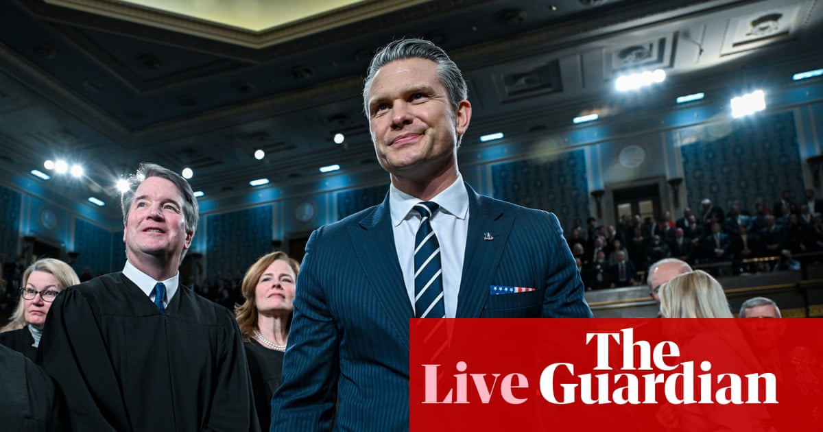 « Nous n’avons pas déclenché cette guerre, mais sous la direction du président Trump, nous y mettrons fin », déclare Pete Hegseth – La politique américaine en direct | Actualités américaines