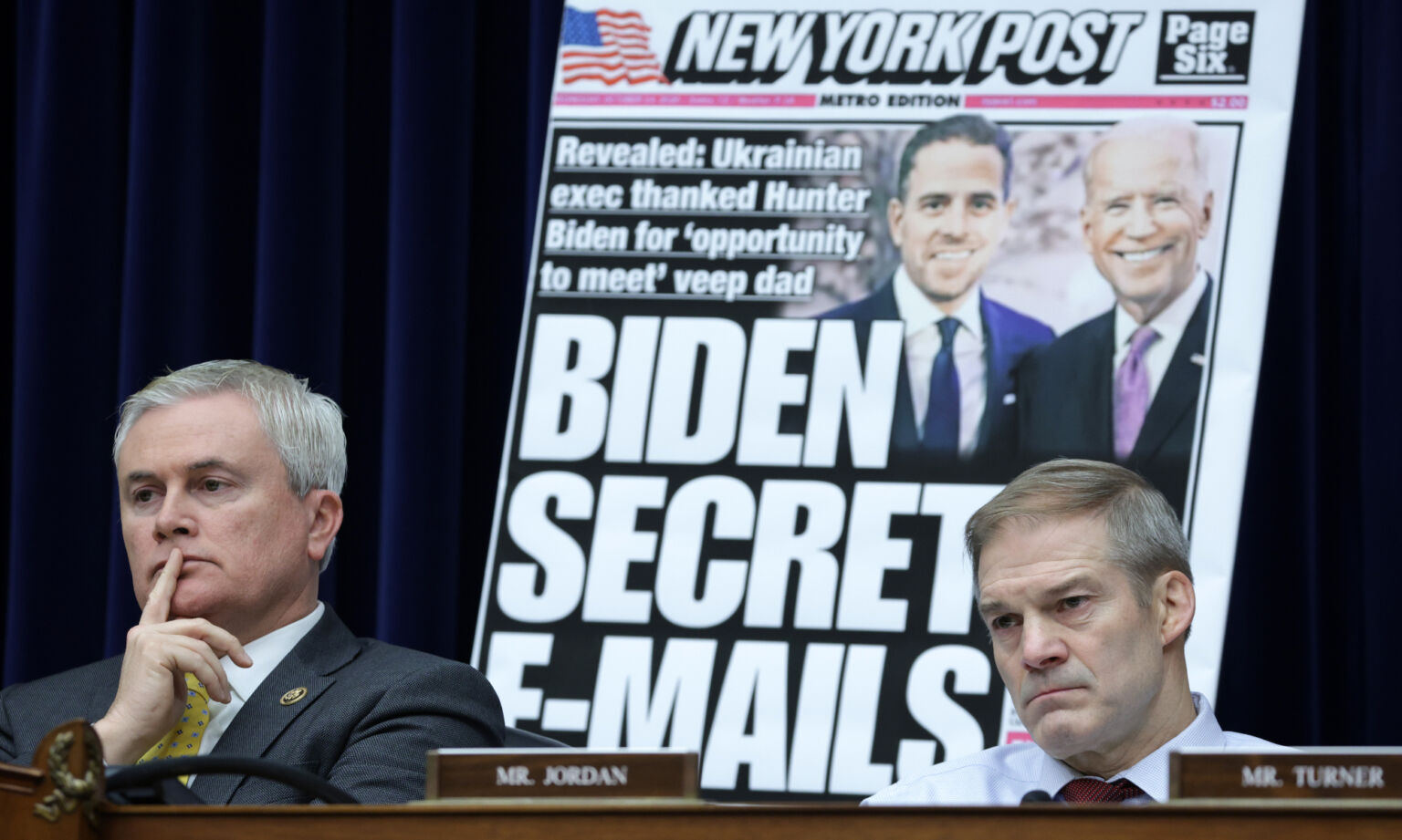 Members of the House Oversight and Accountability Committee investigating social-media bias and the Hunter Biden laptop story, 8 February 2023, Washington, DC