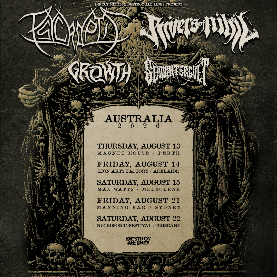 Psycroptic et Rivers of Nihil s'unissent pour une tournée de death metal australienne – Backseat Mafia