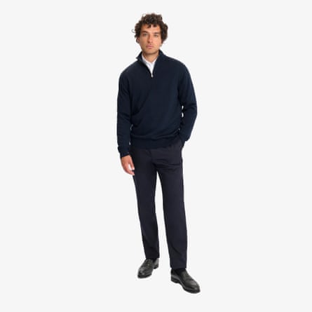 L’Estrange The 24 merino half-zip