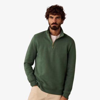 Octobre Éditions Wesson sweatshirt in green.