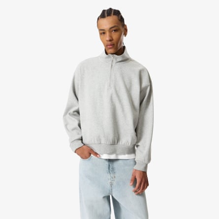 Weekday loose half zip sweatshirt