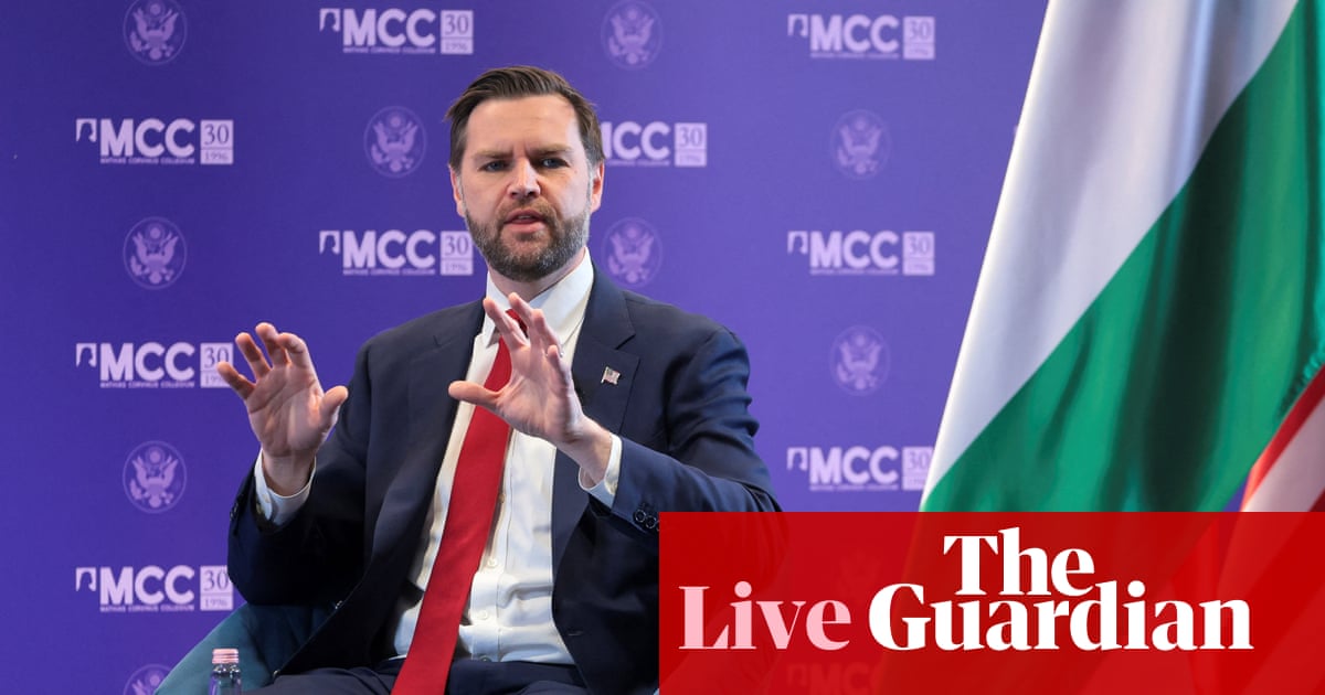 JD Vance continues Hungary visit after accusing EU of election interference – Europe live | Hungary