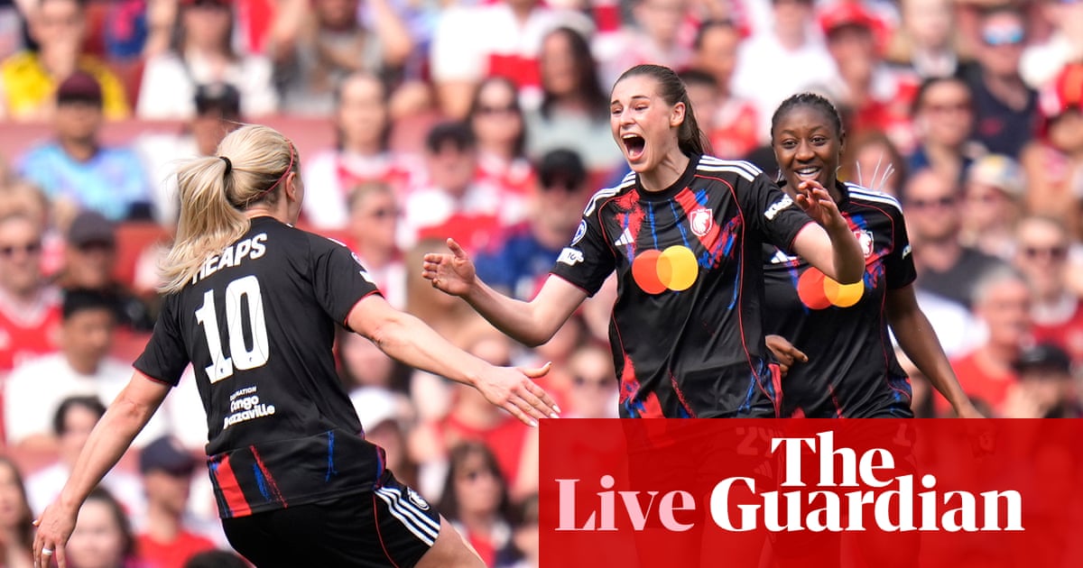Arsenal vs OL Lyonnes : demi-finale de Ligue des champions féminine, match aller – en direct | Ligue des champions féminine