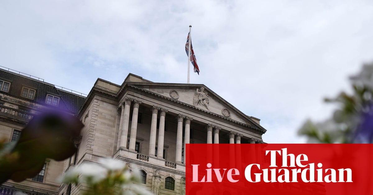 La Banque d'Angleterre devrait maintenir ses taux d'intérêt inchangés à midi alors qu'elle évalue les conséquences de la guerre en Iran – situation des affaires | Entreprise