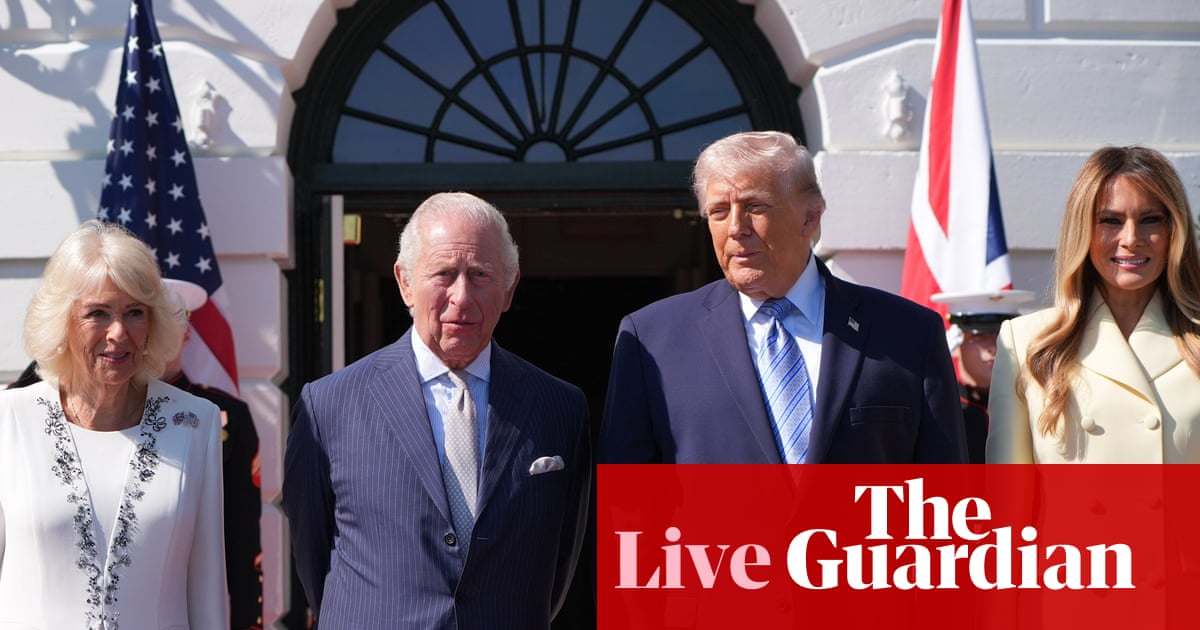 Donald Trump et Melania saluent le roi Charles et Camilla au début de la visite à la Maison Blanche – la politique américaine en direct | Administration Trump