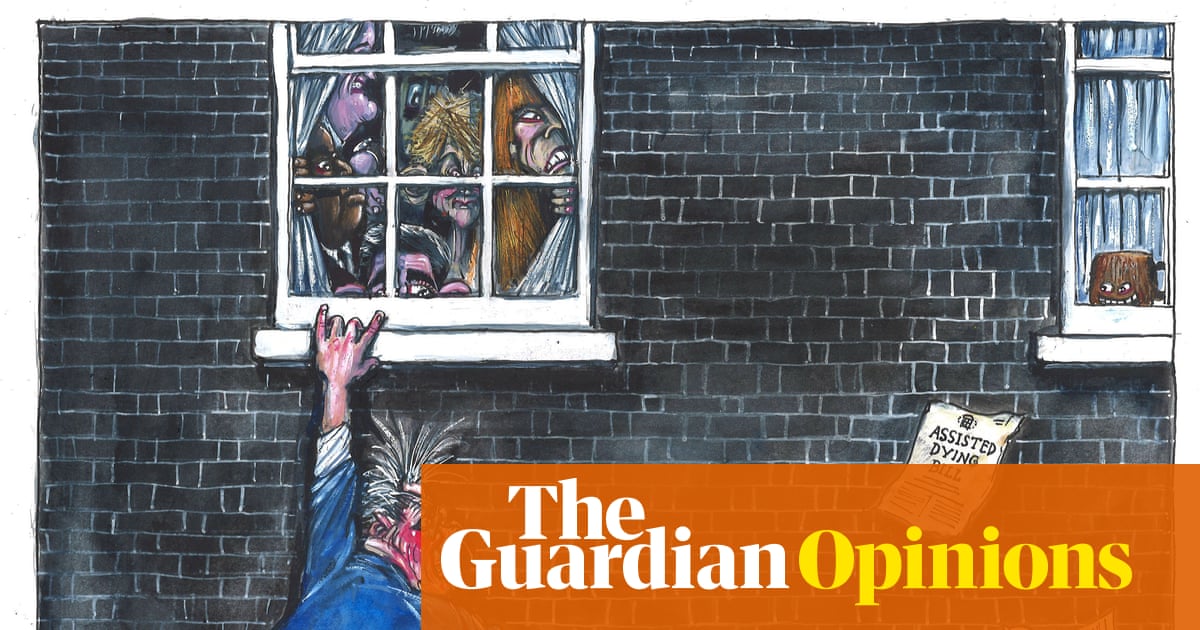 Martin Rowson sur le projet de loi sur l'euthanasie bloqué par la Chambre des Lords – caricature