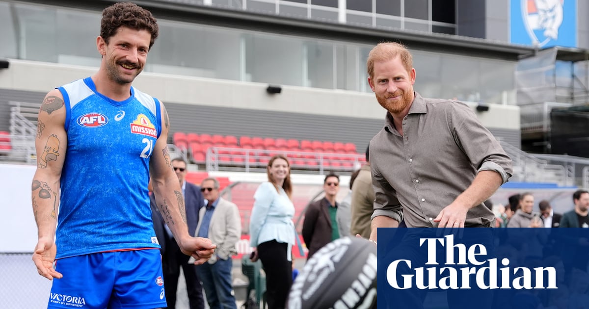« Rencontre de deux mondes » : le prince Harry rejoint Wiggles et les stars du football australien pour braquer les projecteurs sur la santé mentale des hommes | Prince Harry