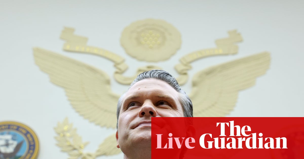 Hegseth faces further grilling over war costs as Iranian supreme leader releases fresh US threats – US politics live | US news