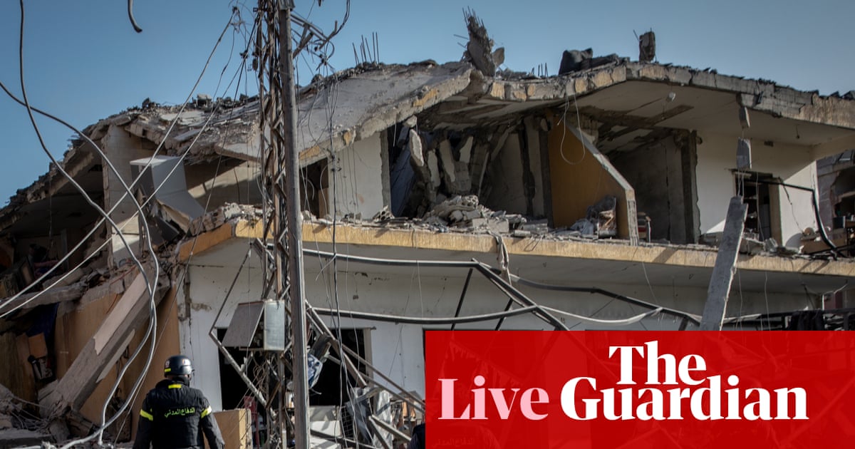 Middle East crisis live: US blockade of strait of Hormuz begins as Hezbollah urges Lebanon to pull out of talks with Israel | US-Israel war on Iran