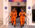 Astronauts head to launch pad – loop