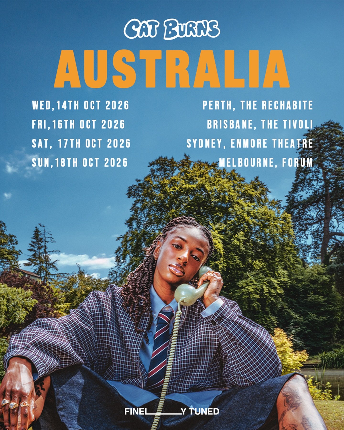 News : Cat Burns annonce une tournée australienne en tête d'affiche pour octobre 2026