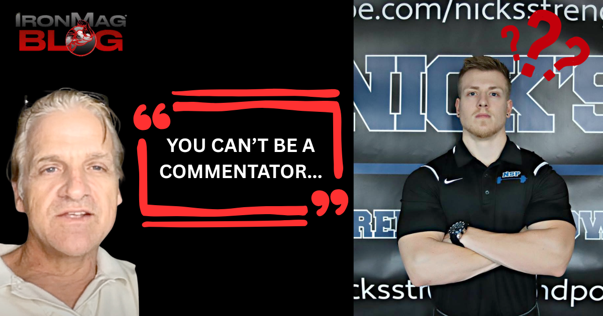 Seuls les professionnels devraient commenter les compétitions professionnelles de musculation ? – Blog de musculation et de fitness IronMag