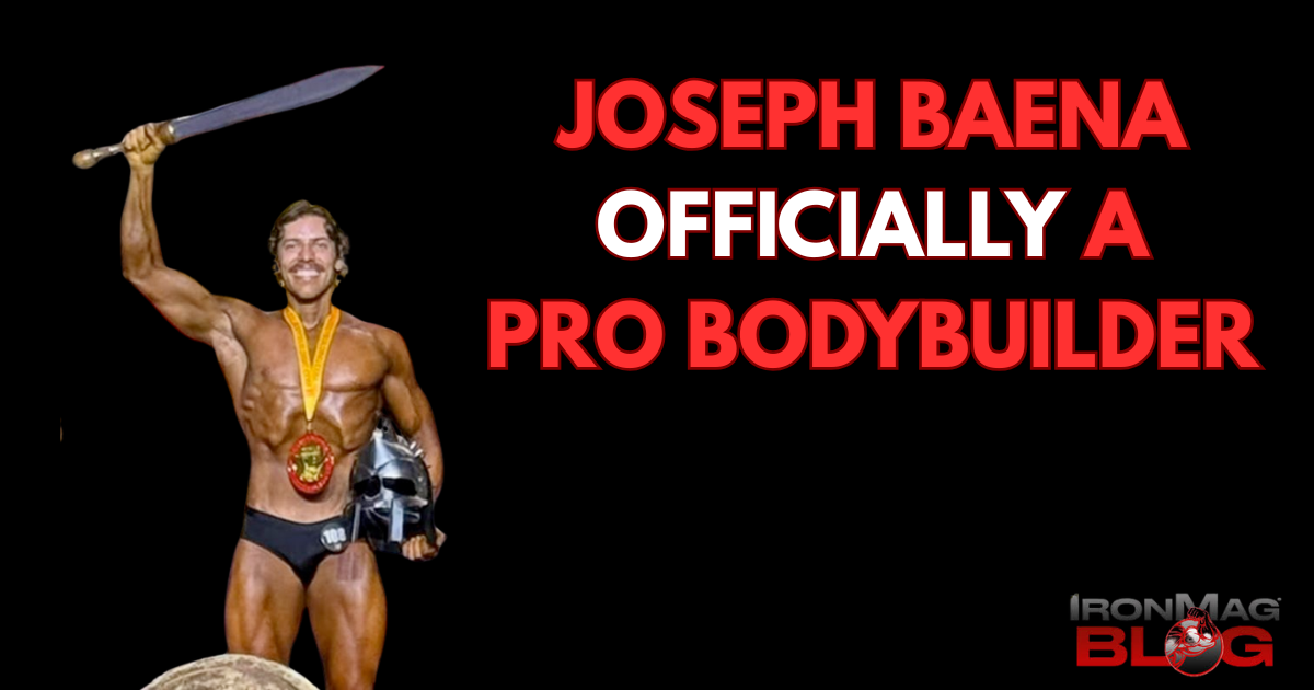 Joseph Baena devient pro au PNBA !! – Blog de musculation et de fitness IronMag