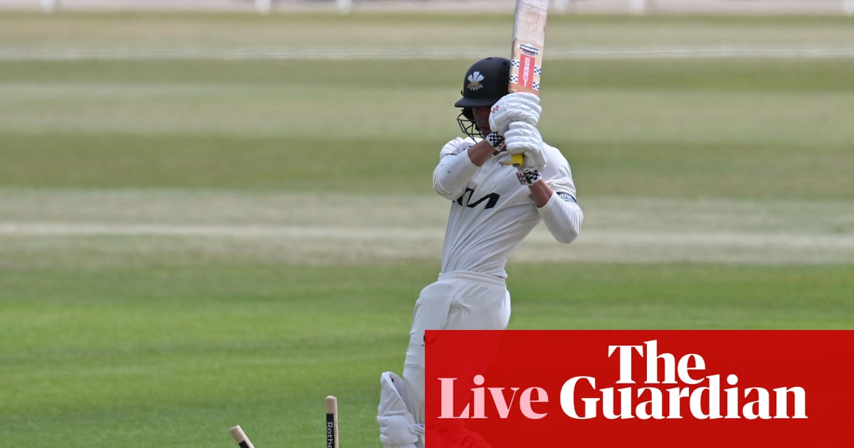 Nottinghamshire v Surrey, Glamorgan v Somerset, and more: county cricket – live | County Championship
