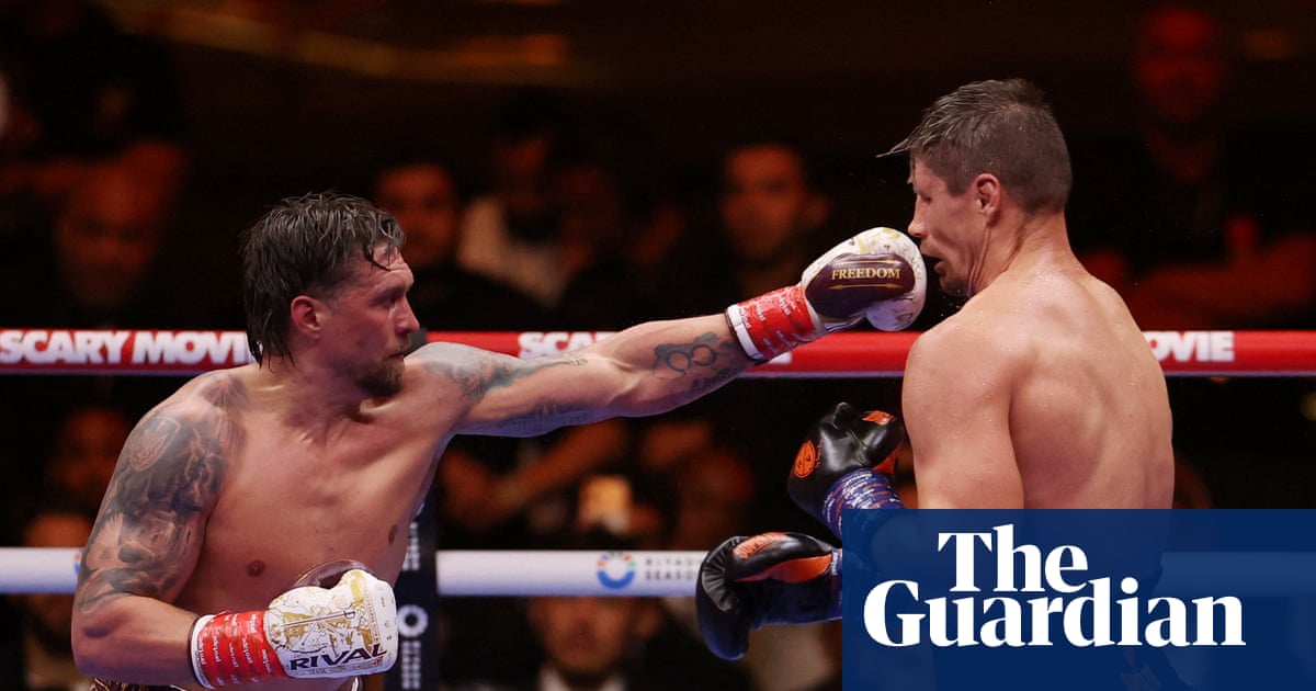 Usyk sauve une victoire épuisante contre Verhoeven avec un arrêt de dernière seconde | Boxe