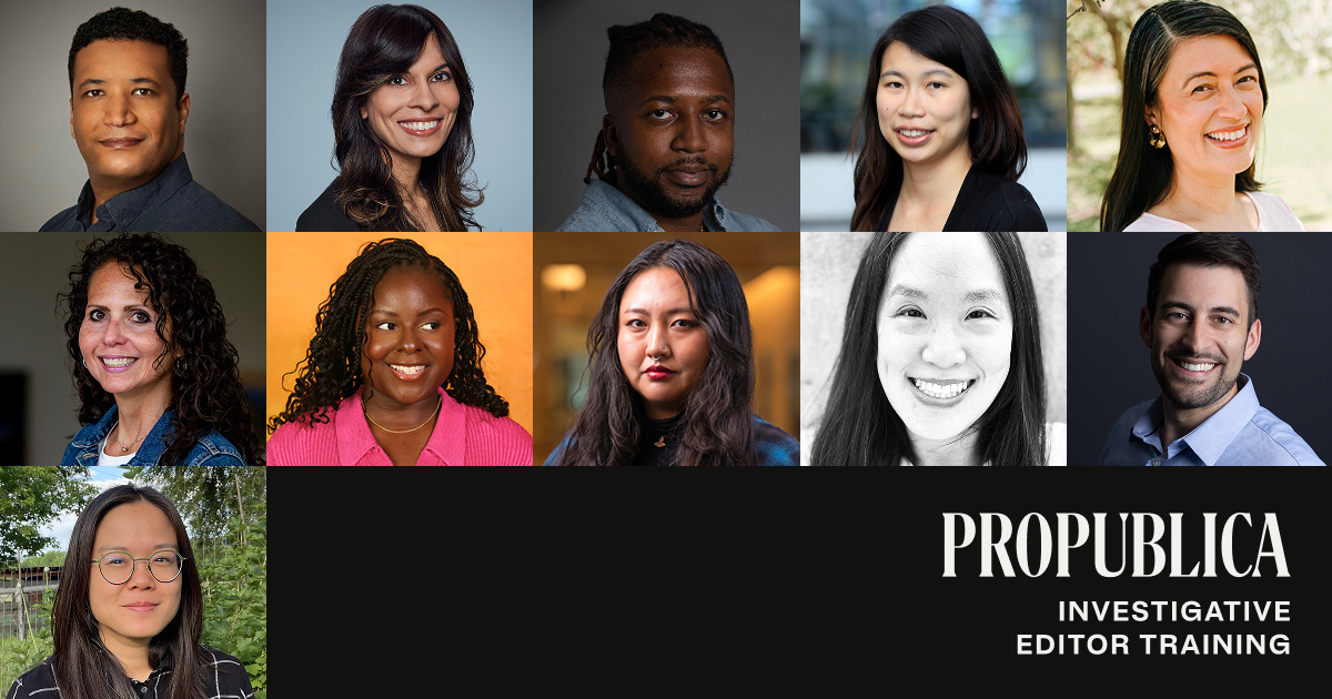 ProPublica sélectionne 11 journalistes pour une formation de rédacteur d’investigation en 2026 – ProPublica