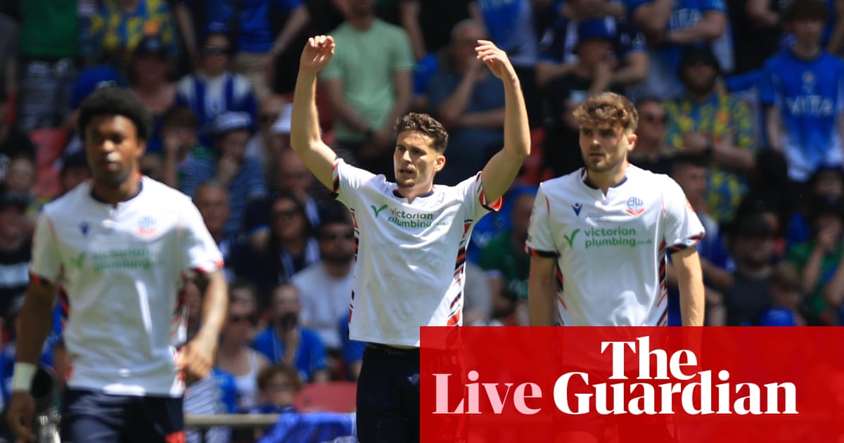 Bolton Wanderers contre Stockport County : finale des séries éliminatoires de League One – en direct | Ligue 1