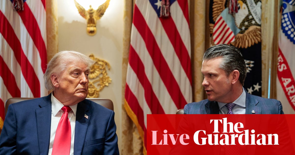 Hegseth verspricht „Aufstockung“ der Truppen der Nationalgarde in Washington D.C., nachdem Trump gesagt hat: „Reduzieren Sie die Zahl nicht“ – live | Trump-Administration