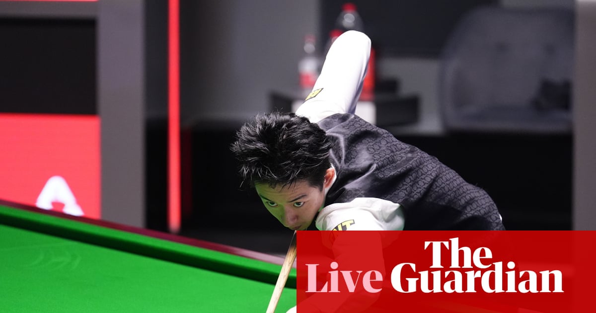 Shaun Murphy v Wu Yize: World Snooker Championship final day one – live | World Snooker Championship