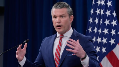 US 'not looking for a fight' with plan to break Iranian blockade, says Hegseth  – video