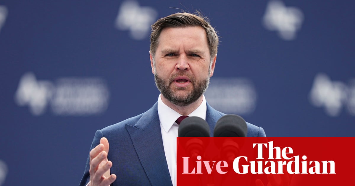 JD Vance says Trump ‘pushing forward’ with Golden Dome as he addresses Air Force Academy – US politics live | US politics