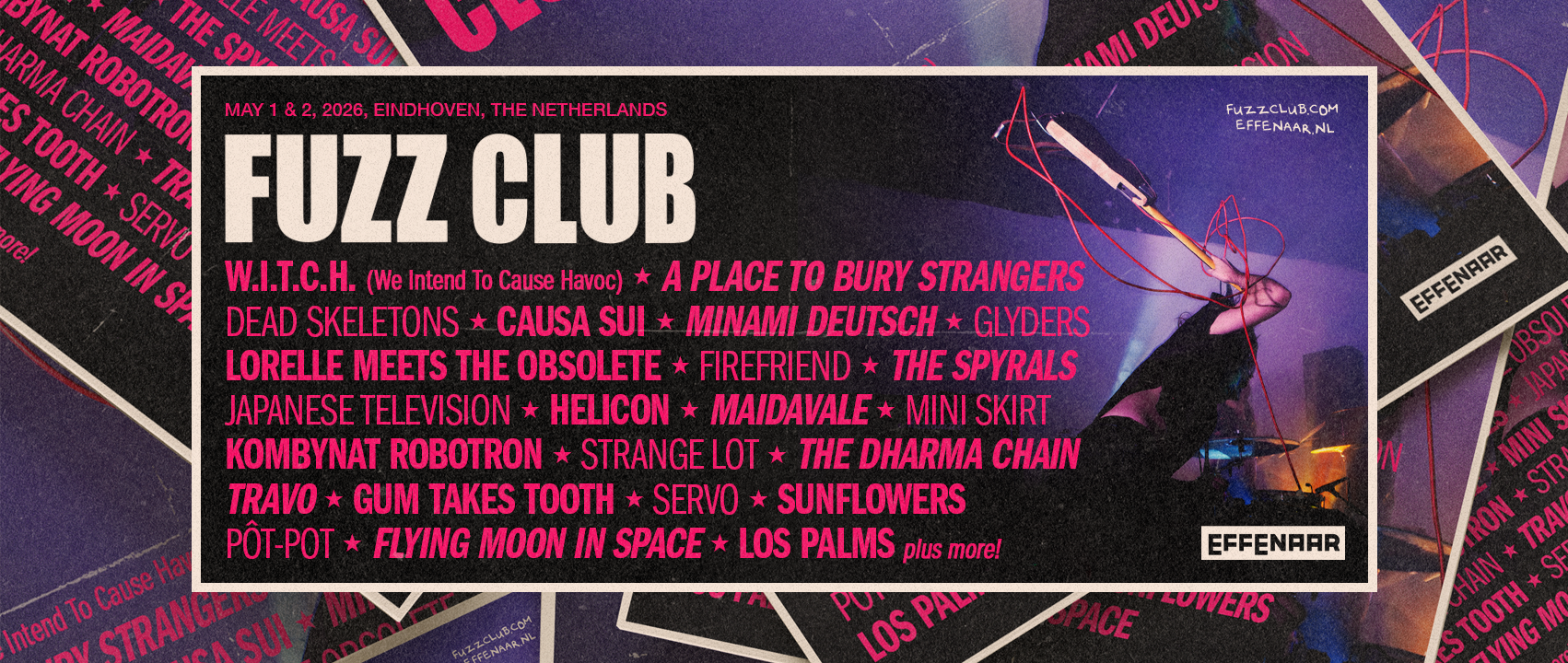 Say Psych : Revue en direct : Fuzz Club Eindhoven, premier jour : 01/05/2026