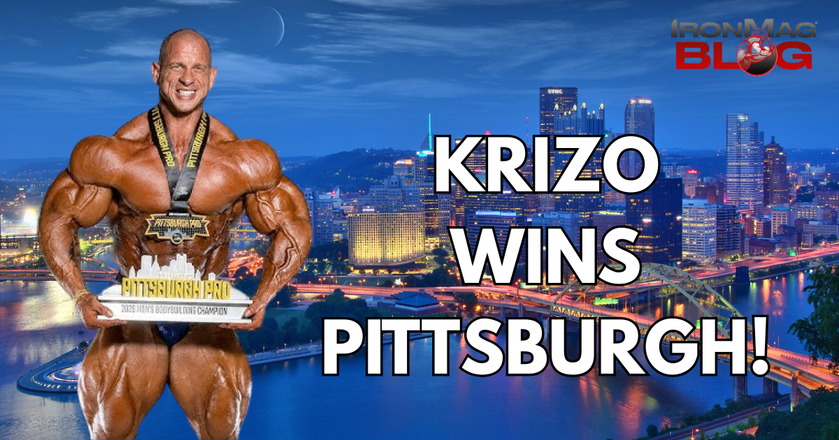Énorme victoire pour KRIZO à PITTSBURGH !! – Blog de musculation et de fitness IronMag