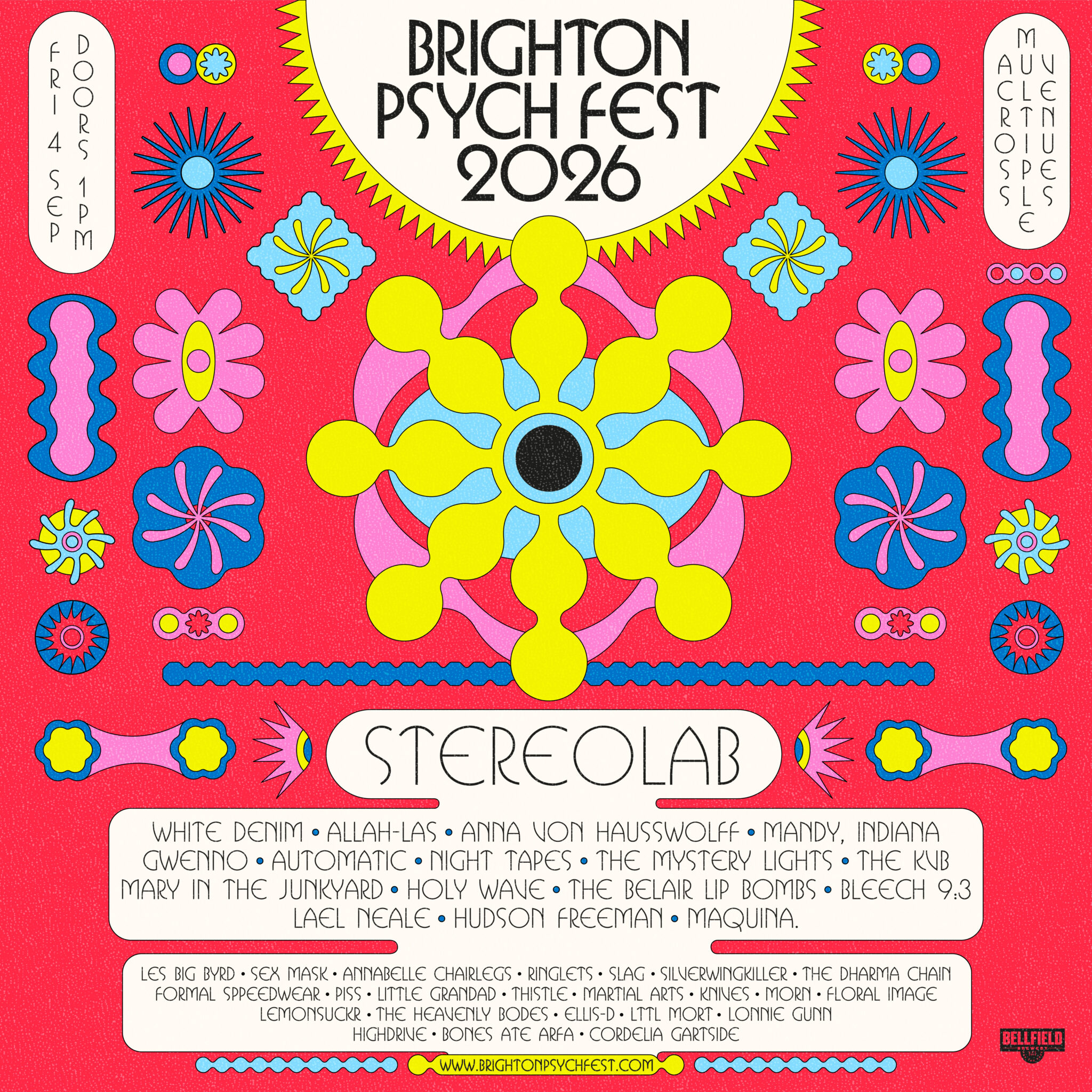 News : La dernière vague d'artistes du Brighton Psych Fest 2026 a été annoncée et reviendra dans les salles de la ville le vendredi 4 septembre.