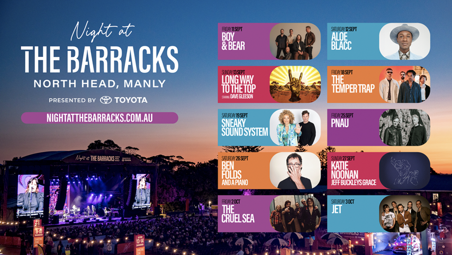 « Manly's Night at The Barracks dévoile une vaste programmation pour 2026 »