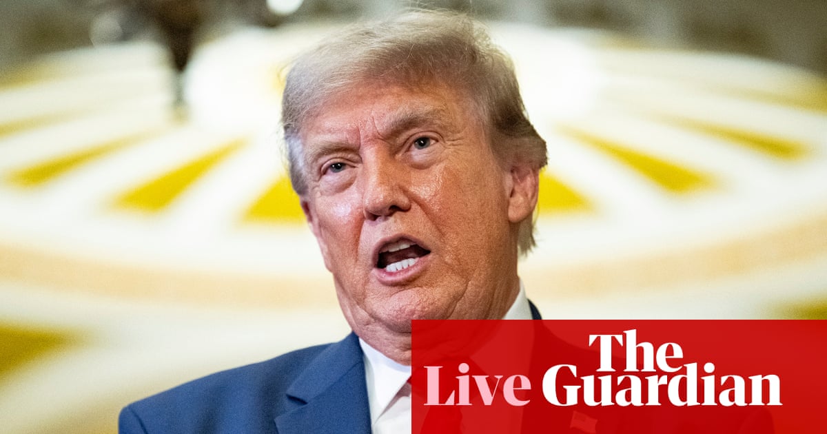 Trump gets in shouting match with Republican senator amid standoff over housing bill and president’s anger at war powers vote – live | US politics