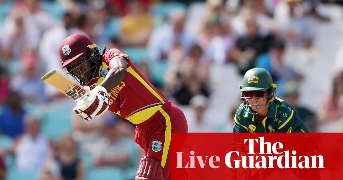 Australia v West Indies: Women’s T20 World Cup semi-final – live | Women’s T20 World Cup 2026