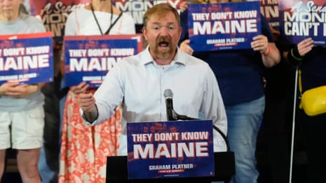 Graham Platner wins Maine Democratic Senate primary – video