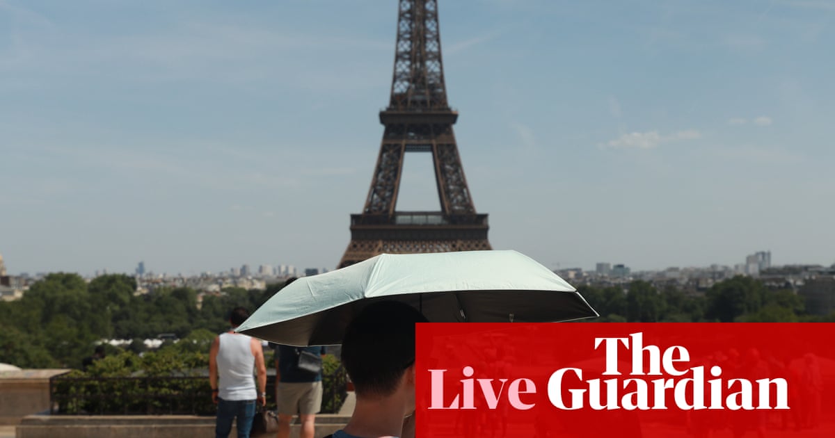 Europe heatwave live: UK June heat record broken for third day in a row; France and Belgium cancel events | Extreme heat