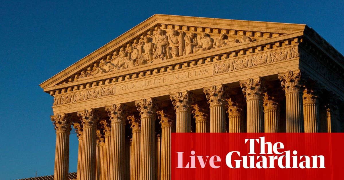 Supreme court sides with Texas marijuana user who wants to own a firearm in latest case expanding gun rights – live | US supreme court