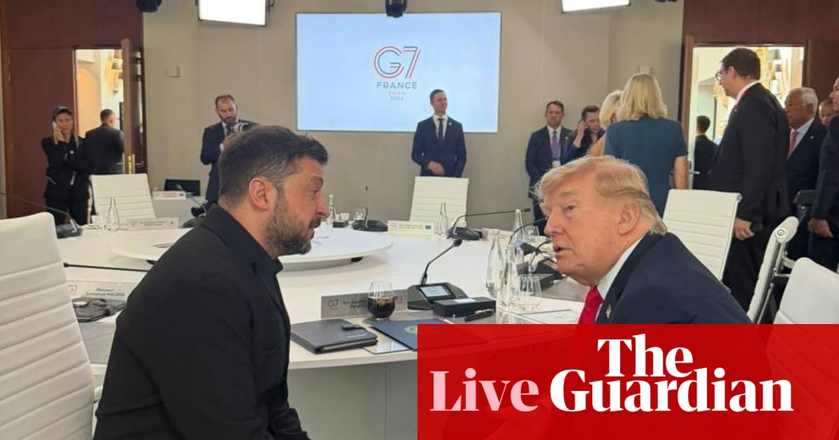 ‘Russia should make a deal,’ Trump says after ‘very good meeting’ with Zelenskyy at G7 – Europe live | G7