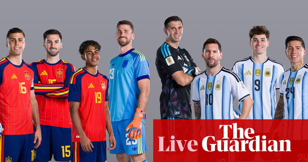 Coupe du monde 2026 : Préparation finale Espagne contre Argentine ; L’Angleterre remporte un thriller de 10 buts – en direct | Coupe du monde 2026
