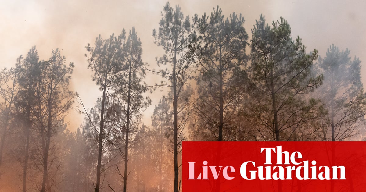 Europe wildfires live: Macron to chair crisis meeting as France and Spain continue to battle major blazes | World news