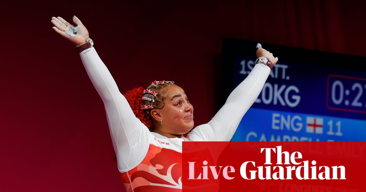 Commonwealth Games 2026: weightlifting, track cycling and netball on day seven – live | Commonwealth Games 2026