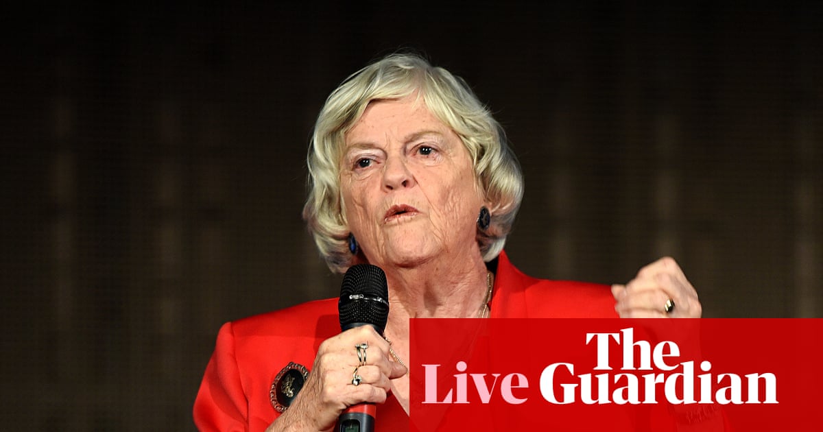 Police say they have launched murder investigation into death of Ann Widdecombe – UK politics live | Politics