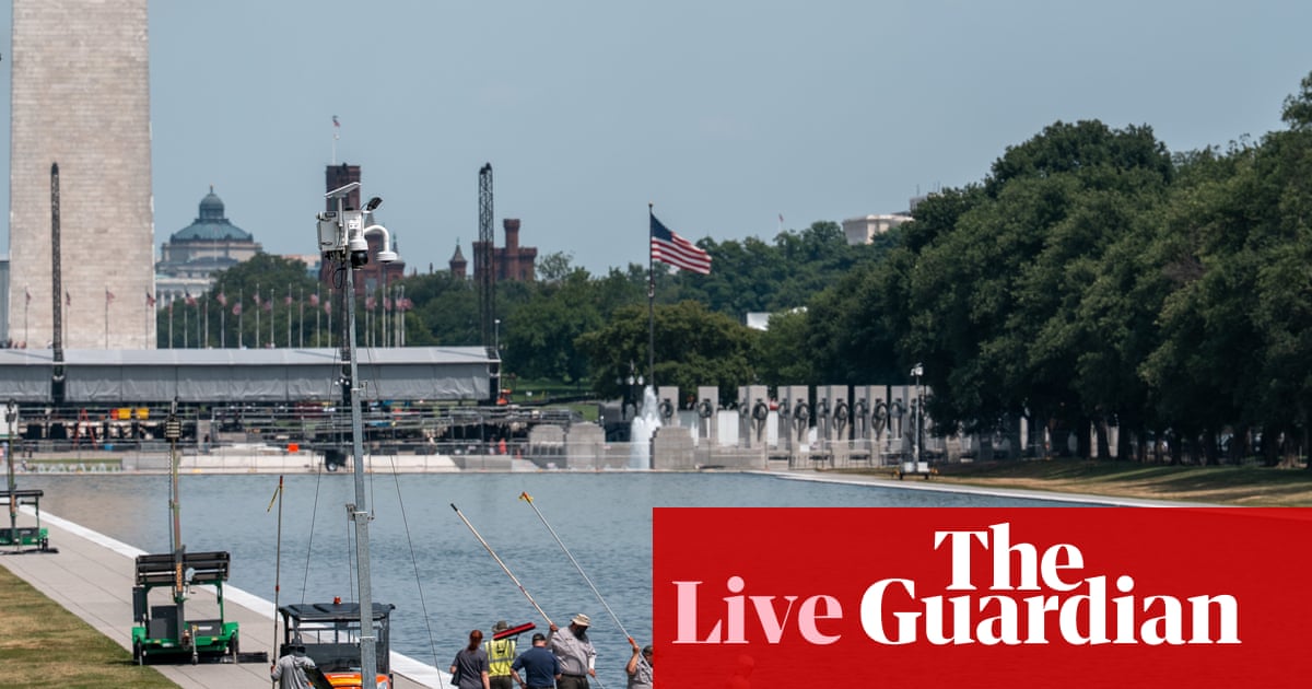 Lawyers for former Olympian canoeist blast reflecting pool charge as ‘outrageous’: ‘David Hearn is innocent’ – live | Donald Trump