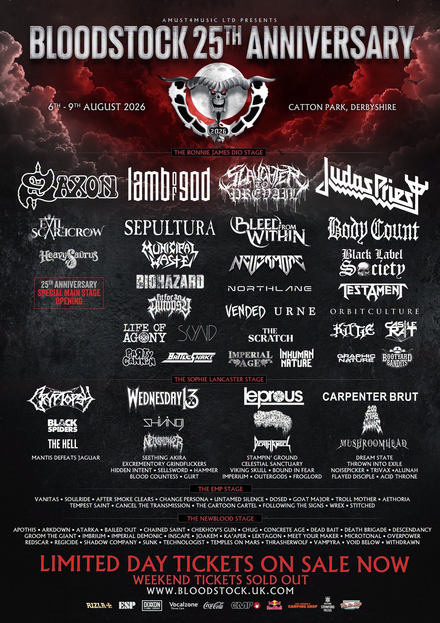 “Avant-première du Bloodstock Open Air Festival, dix titans à ne pas manquer”. La nouvelle édition Blood Stage.