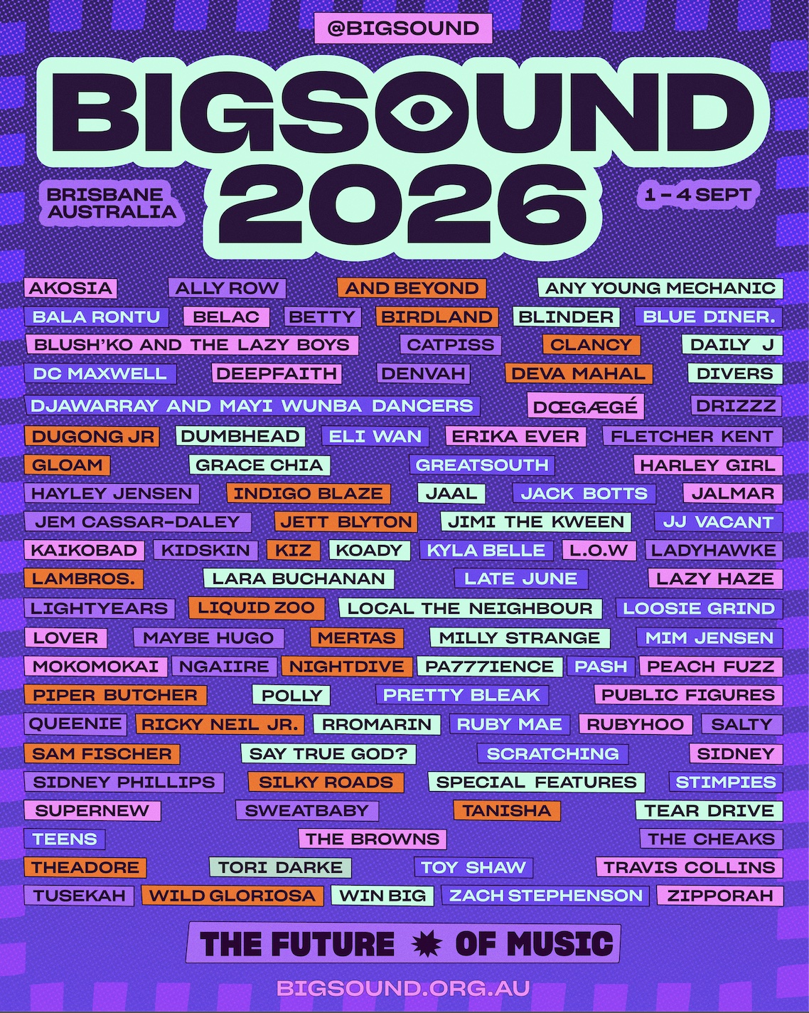 ^ “BIGSOUND étend son soutien aux artistes pour son 25e anniversaire”