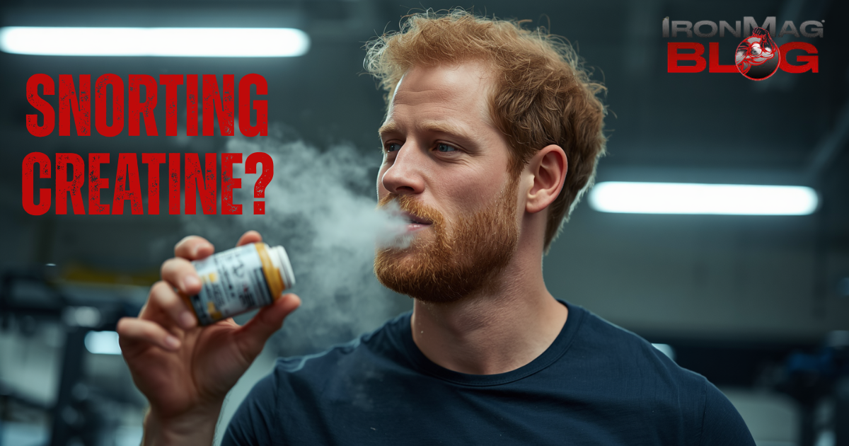 Le prince Harry renifle-t-il de la créatine ? – Blog de musculation et de fitness IronMag
