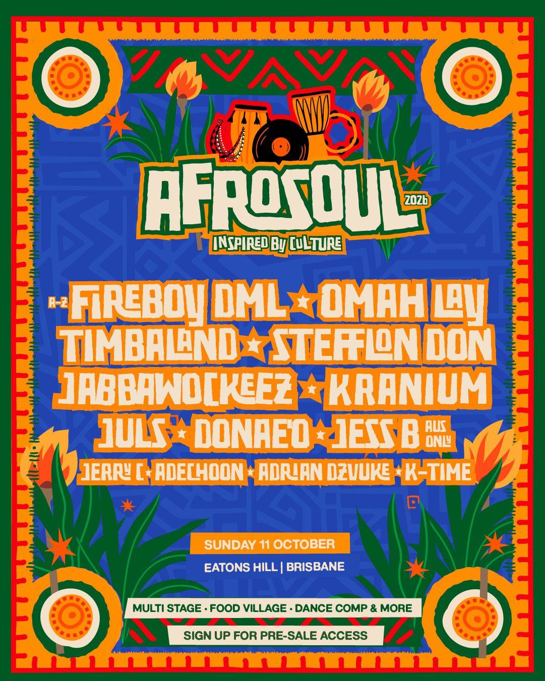 “AFROSOUL amène les poids lourds de l'Afrobeats à Brisbane pour le festival 2026”
