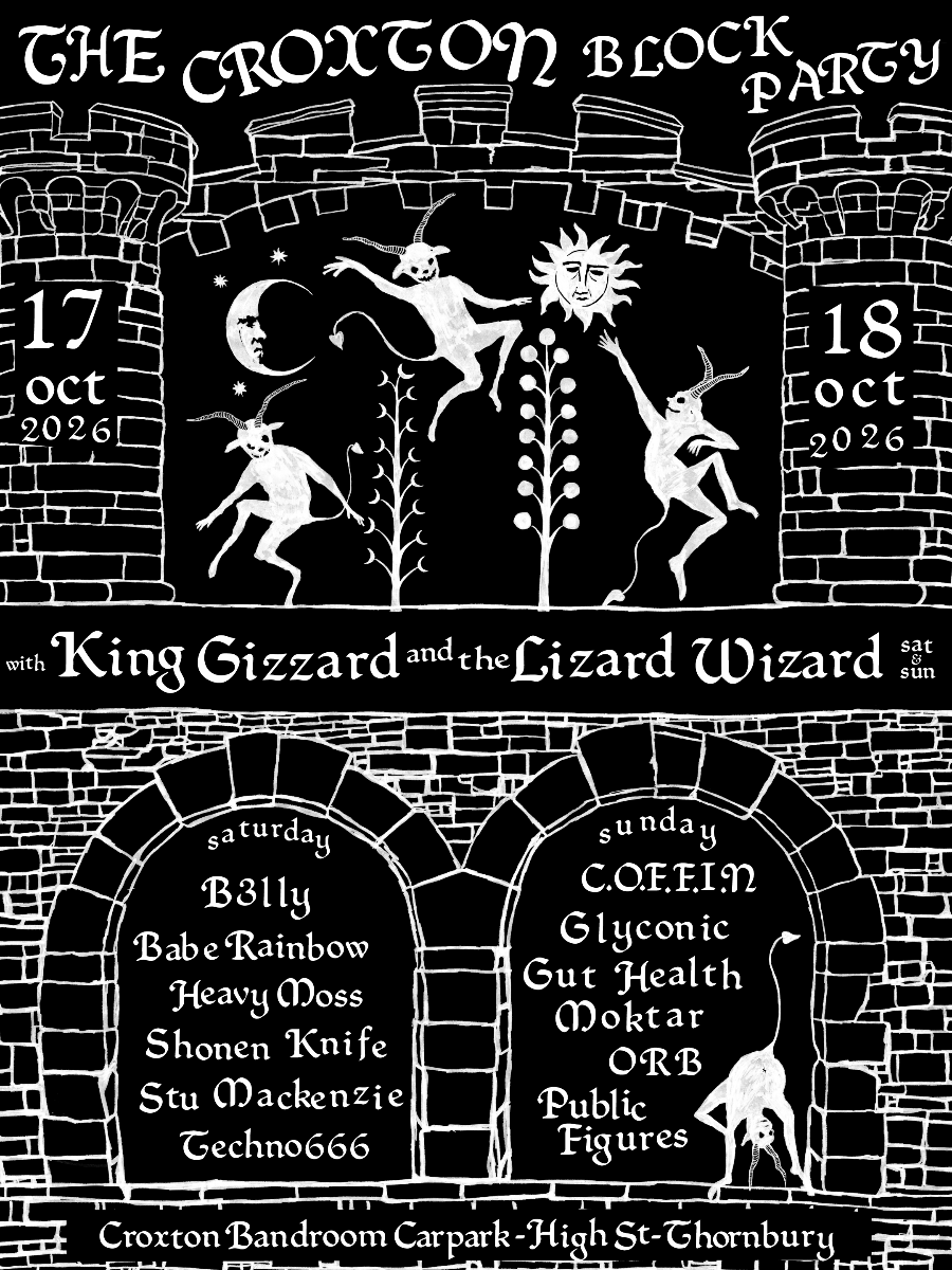 « King Gizzard organise le grand retour de la Croxton Block Party pour 2026 »