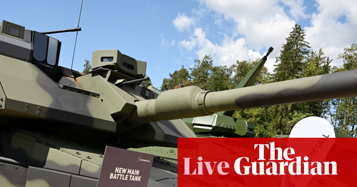 German factory orders rise faster than expected; Asian shares fall on tech pullback – business live | Business