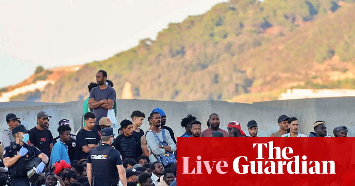 Ceuta residents ‘sad, helpless, anxious’ as up to 5,000 migrants remain in the city, president says – as it happened | Europe
